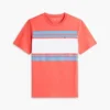 T-shirt com riscas em blocos T-shirt com riscas em blocos