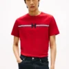 T-shirt com riscas H exclusivas T-shirt com riscas H exclusivas