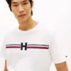 T-shirt com riscas H exclusivas T-shirt com riscas H exclusivas