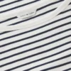 T-shirt de corte justo com decote em barco T-shirt de corte justo com decote em barco