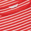 T-shirt de corte justo com decote em barco T-shirt de corte justo com decote em barco