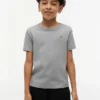 T-shirt de gola redonda para o dia-a-dia para crianças T-shirt de gola redonda para o dia-a-dia para crianças