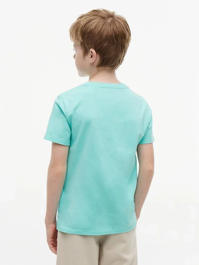 T-shirt de gola redonda para o dia-a-dia para crianças T-shirt de gola redonda para o dia-a-dia para crianças