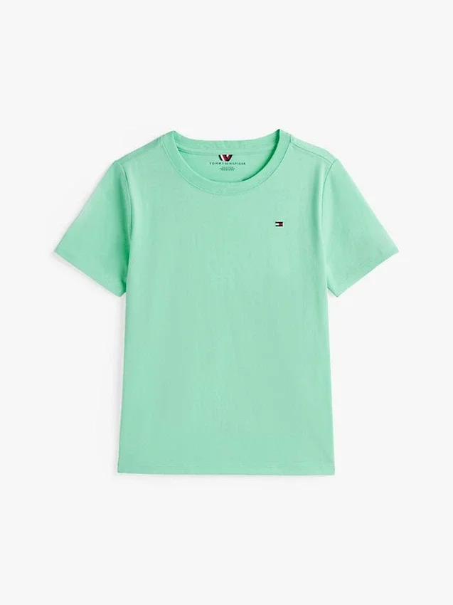T-shirt de gola redonda para o dia-a-dia para crianças T-shirt de gola redonda para o dia-a-dia para crianças