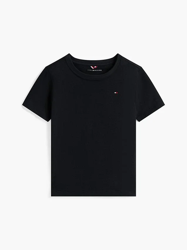 T-shirt de gola redonda para o dia-a-dia para crianças T-shirt de gola redonda para o dia-a-dia para crianças