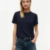 T-shirt de jersey leve com corte clássico T-shirt de jersey leve com corte clássico