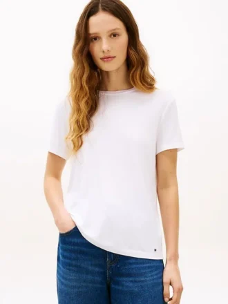 T-shirt de jersey leve com corte clássico