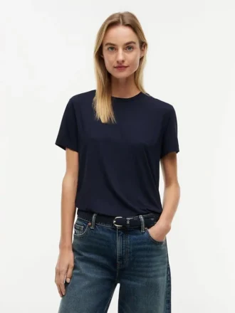 T-shirt de jersey leve com corte clássico