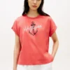 T-shirt Dolman com logótipo âncora Hilfiger T-shirt Dolman com logótipo âncora Hilfiger