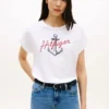 T-shirt Dolman com logótipo âncora Hilfiger T-shirt Dolman com logótipo âncora Hilfiger