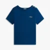 T-shirt em interlock de algodão com botões dourados T-shirt em interlock de algodão com botões dourados