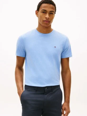 T-shirt Extra Slim em Algodão Elástico