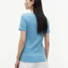 T-shirt Favorite com gola em V às riscas T-shirt Favorite com gola em V às riscas