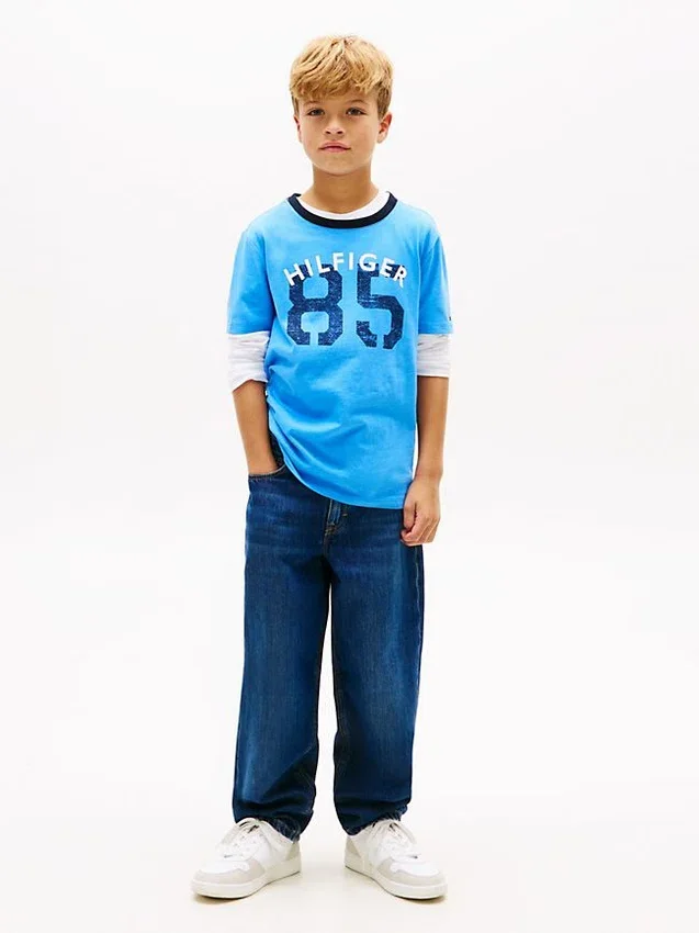 T-shirt Hilfiger 85 para criança T-shirt Hilfiger 85 para criança