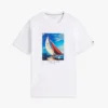 T-shirt Hilfiger com estampado fotográfico de vela T-shirt Hilfiger com estampado fotográfico de vela