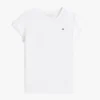 T-shirt infantil com acabamento em folha de alface nas mangas