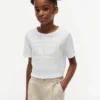 T-shirt infantil com bandeira floral T-shirt infantil com bandeira floral