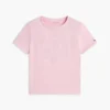T-shirt infantil com bandeira floral T-shirt infantil com bandeira floral