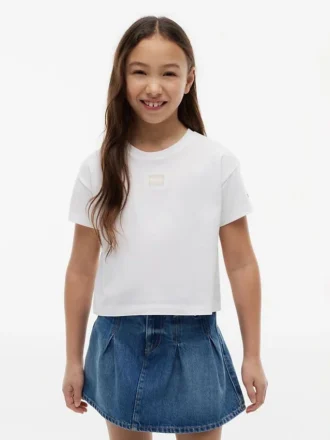 T-shirt infantil com bandeira tonal