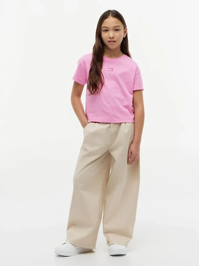 T-shirt infantil com bandeira tonal T-shirt infantil com bandeira tonal