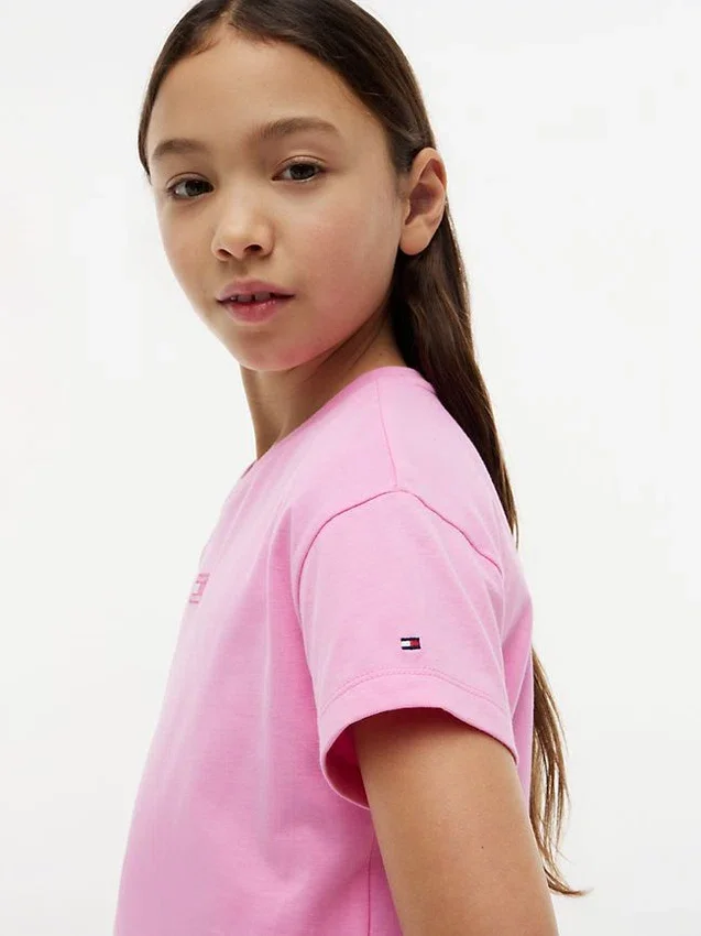 T-shirt infantil com bandeira tonal T-shirt infantil com bandeira tonal