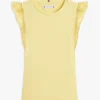 T-shirt infantil com bordados e aberturas T-shirt infantil com bordados e aberturas