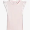 T-shirt infantil com bordados e aberturas T-shirt infantil com bordados e aberturas