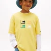 T-shirt infantil com logótipo 3D T-shirt infantil com logótipo 3D