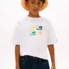 T-shirt infantil com logótipo 3D T-shirt infantil com logótipo 3D