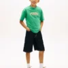 T-shirt infantil com logótipo 3D T-shirt infantil com logótipo 3D