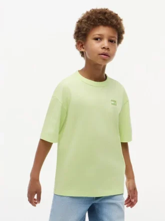 T-shirt infantil com logótipo da bandeira em tons