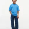 T-shirt infantil com logótipo da bandeira em tons T-shirt infantil com logótipo da bandeira em tons