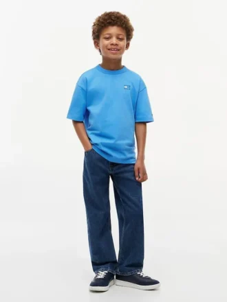 T-shirt infantil com logótipo da bandeira em tons