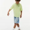 T-shirt infantil com logótipo da bandeira em tons T-shirt infantil com logótipo da bandeira em tons