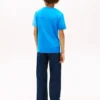 T-shirt infantil com logótipo em blocos de cor verticais T-shirt infantil com logótipo em blocos de cor verticais