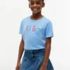 T-shirt infantil com logótipo Hilfiger em lantejoulas T-shirt infantil com logótipo Hilfiger em lantejoulas