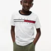 T-shirt infantil com logótipo Signature Flag Stripe