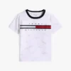 T-shirt infantil com logótipo Signature Flag Stripe