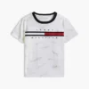 T-shirt infantil com logótipo Signature Flag Stripe
