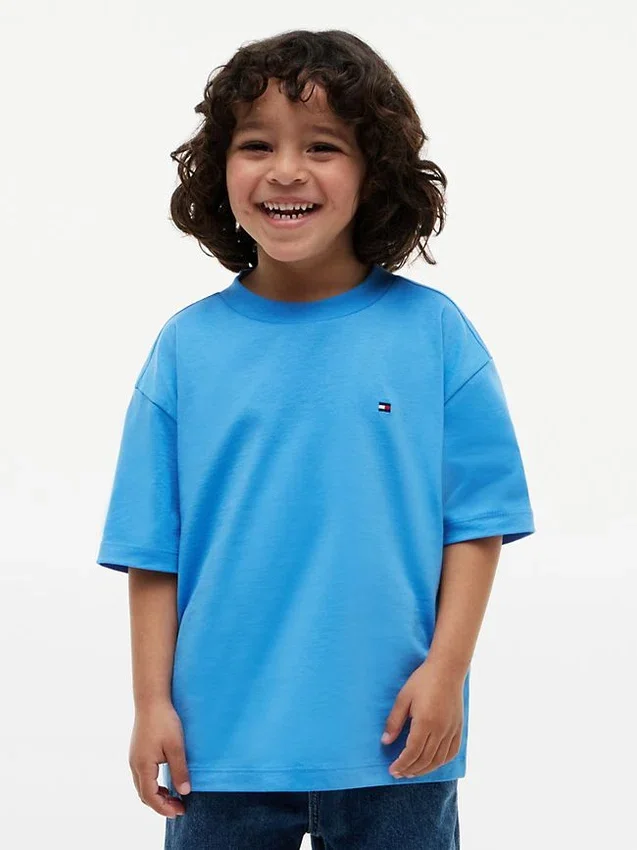 T-shirt infantil com logótipo Sun & Wave T-shirt infantil com logótipo Sun & Wave