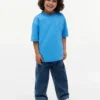 T-shirt infantil com logótipo Sun & Wave T-shirt infantil com logótipo Sun & Wave