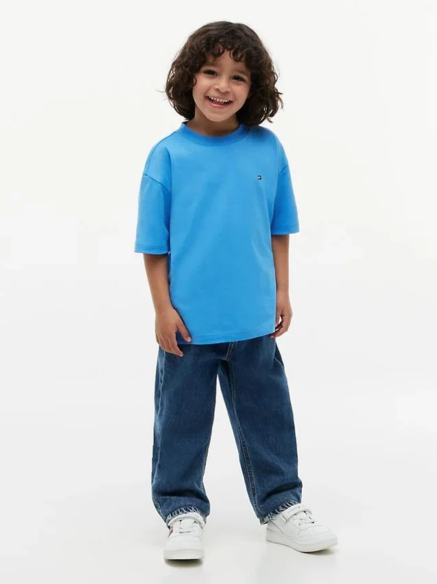 T-shirt infantil com logótipo Sun & Wave T-shirt infantil com logótipo Sun & Wave