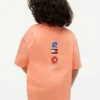 T-shirt infantil com logótipo Sun & Wave T-shirt infantil com logótipo Sun & Wave