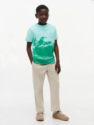 T-shirt infantil com logótipo Surf