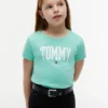 T-shirt infantil com logótipo Tommy