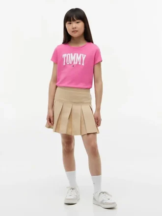 T-shirt infantil com logótipo Tommy