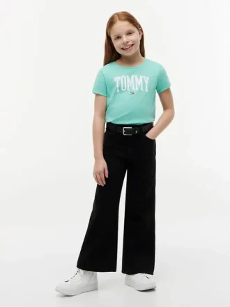 T-shirt infantil com logótipo Tommy