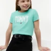 T-shirt infantil com logótipo Tommy
