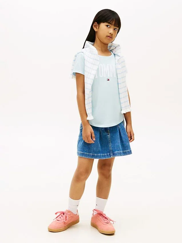 T-shirt infantil com logótipo Tommy T-shirt infantil com logótipo Tommy