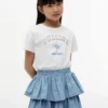 T-shirt infantil com logótipo Tommy em strass T-shirt infantil com logótipo Tommy em strass